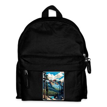 Rocky Mountain National Park Colorado Travel Card - Kids' Backpack - black - Front