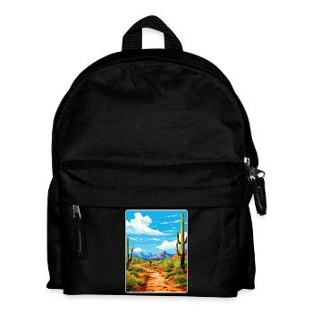 Saguaro Nationalpark Arizona Reiseposter WPA - Kinder Rucksack - Schwarz - Vorne