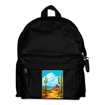 Saguaro Nationalpark Arizona Reiseposter WPA - Kinder Rucksack - Schwarz - Vorne