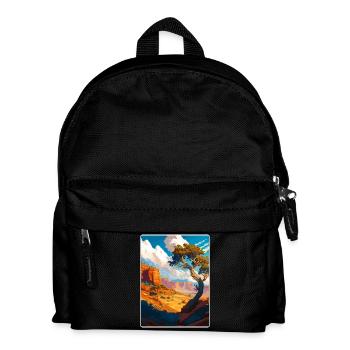 Canyonlands Nationalpark Reiseplakat Souvenir - Kinder Rucksack - Schwarz - Vorne