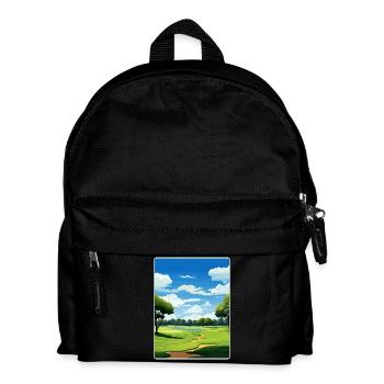 Medinah Golfplatz Club Reise Poster Souvenir - Kinder Rucksack - Schwarz - Vorne