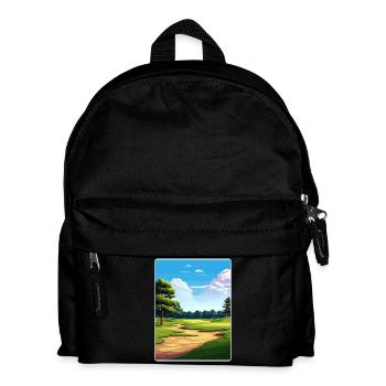 Pine Valley Golf Club Reiseposter Souvenir WPA - Kinder Rucksack - Schwarz - Vorne