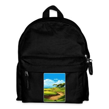 Affiche de voyage du parcours de golf de Sea Island Souvenir WPA - Sac à dos Enfant - noir - Devant