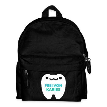 FREE OF TOOTH DECAY - Kids' Backpack - black - Front