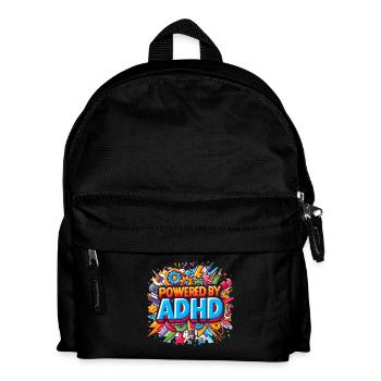 ADHS - Kinder Rucksack - Schwarz - Vorne