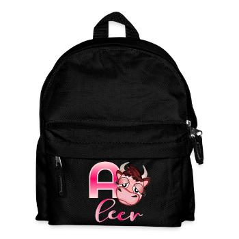 ERSCHÖPFUNG STRESS KUH - Kinder Rucksack - Schwarz - Vorne