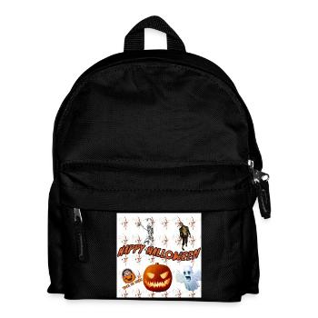 Frohes Halloween Version 3 - Kinder Rucksack - Schwarz - Vorne