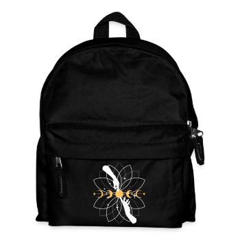 Himmlische Koi-Mandala - Kinder Rucksack - Schwarz - Vorne