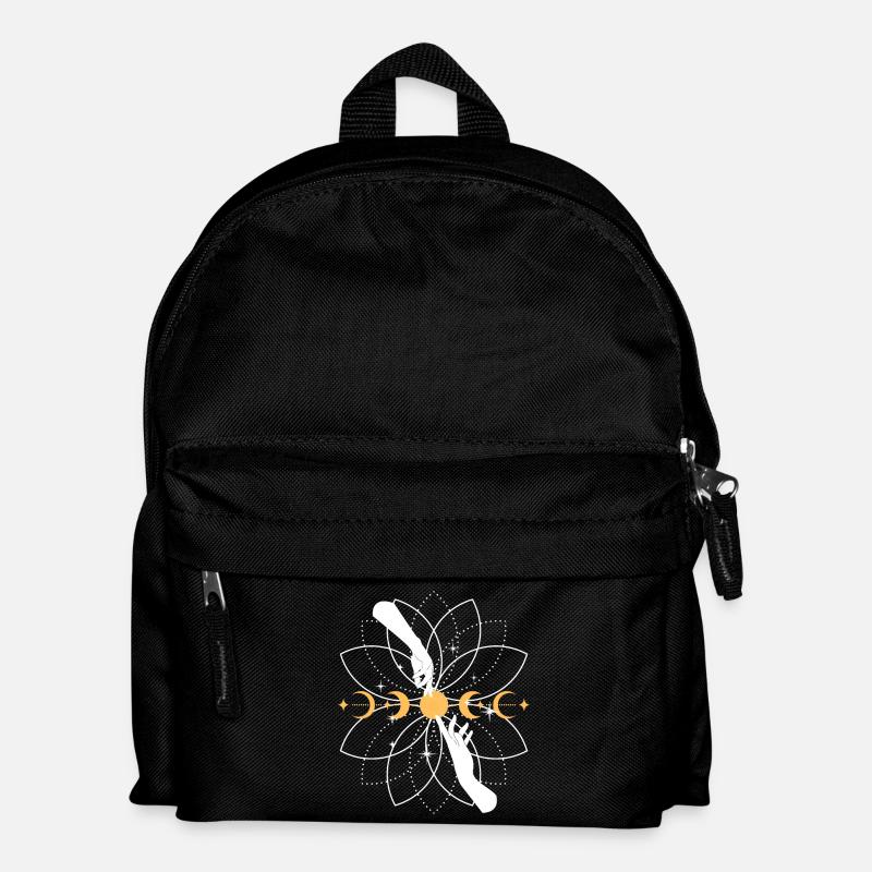 Celestial Koi Mandala - Kids' Backpack - black