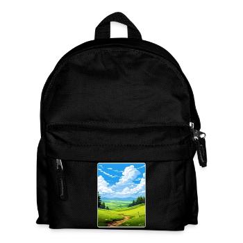 Bergisches Land Allemagne Affiche de voyage Souvenir WPA - Sac à dos Enfant - noir - Devant