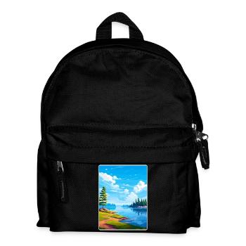 Lake Arrowhead Kalifornien Reise Poster Souvenir - Kinder Rucksack - Schwarz - Vorne