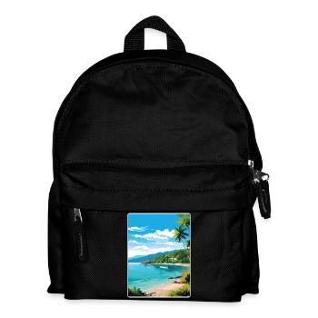 Phuket Thailand Thailand Reise Poster Souvenir WPA - Kinder Rucksack - Schwarz - Vorne