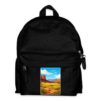 Big Bend Nationalpark Reiseposter Souvenir WPA - Kinder Rucksack - Schwarz - Vorne