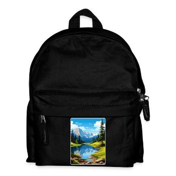 Rocky Mountain National Park Colorado Travel Card - Kids' Backpack - black - Front