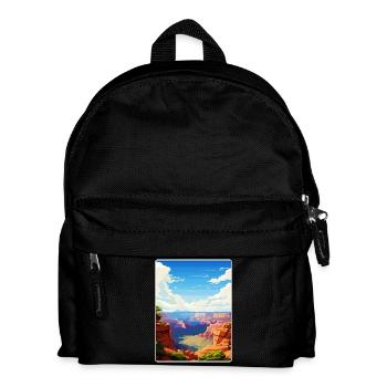 Grand Canyon Nationalpark Arizona Reiseposter - Kinder Rucksack - Schwarz - Vorne