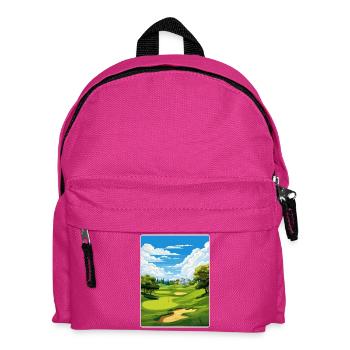 Baltusrol Golf Club Vintage Reiseposter Souvenir - Kinder Rucksack - Fuchsia - Vorne