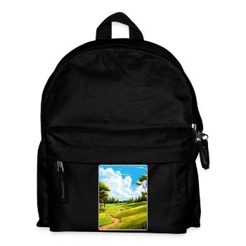 Oak Hills Golf Club Vintage Travel Poster Souvenir - Kids' Backpack - black - Front