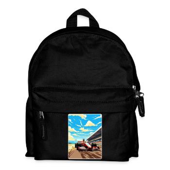 Silverstone Circuit Motorsport Rennen England Reisen - Kinder Rucksack - Schwarz - Vorne