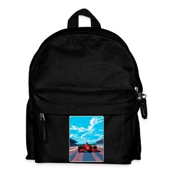 Hockenhem Circuit Motorsport Rennen Deutschland Rennen - Kinder Rucksack - Schwarz - Vorne