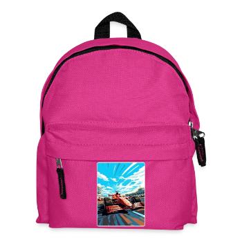 Montreal Circuit Motorsport Race Canada Travel WPA - Kids' Backpack - fuchsia - Front
