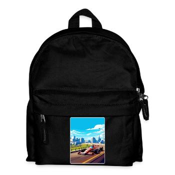 Montreal Circuit Motorsport Race Canada Travel WPA - Kids' Backpack - black - Front