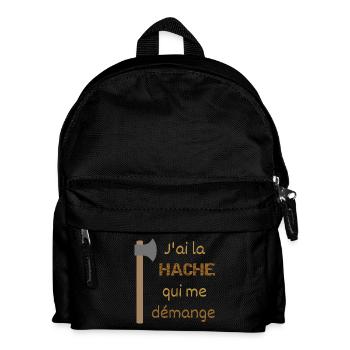 I've got an itchy axe - Kids' Backpack - black - Front
