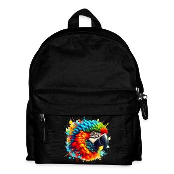 Perroquet - Sac à dos Enfant - noir - Devant