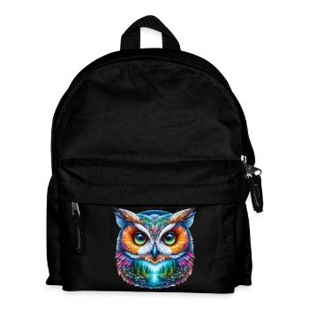 Hibou - Sac à dos Enfant - noir - Devant
