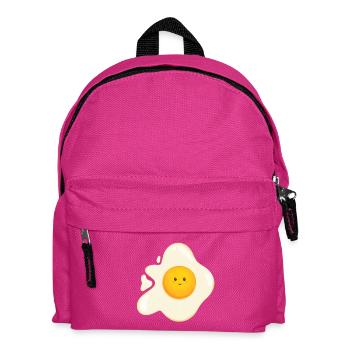 Sweet fried egg - Kids' Backpack - fuchsia - Front