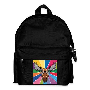 Orignal frais dans des verres coloré Roi de la forêt - Sac à dos Enfant - noir - Devant