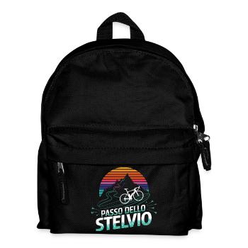 Stelvio Pass, Italy - Kids' Backpack - black - Front