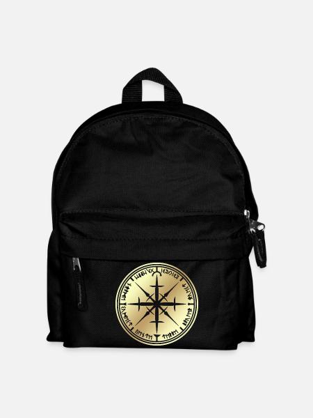 Windrose - Kinder Rucksack - Schwarz
