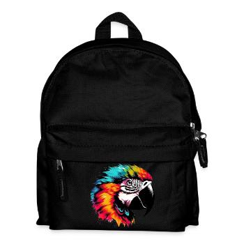 Perroquet - Sac à dos Enfant - noir - Devant