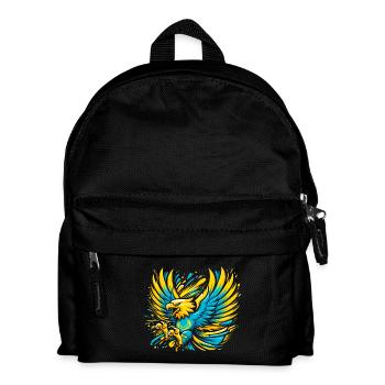Kazakhstan aigle drapeau drapeau Cool Gift - Sac à dos Enfant - noir - Devant
