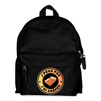 Ich kann keine Pfannkuchen essen - Kinder Rucksack - Schwarz - Vorne