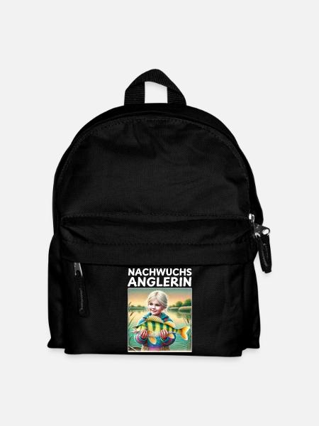 Offspring Angerin - Gift Birth Fishing Club - Kids' Backpack - black