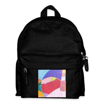 Peintures murales colorées - Sac à dos Enfant - noir - Devant