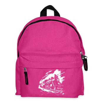 Dessin ferroviaire - Sac à dos Enfant - fuchsia - Devant
