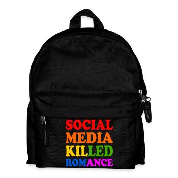 Les médias sociaux ont tué la romance - Sac à dos Enfant - noir - Devant