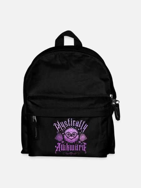 Magisch unbeholfen – Eulenzauber - Kinder Rucksack - Schwarz