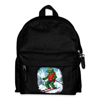 Crocodiles Ski - Sac à dos Enfant - noir - Devant