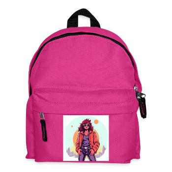Style des années 90 - Sac à dos Enfant - fuchsia - Devant