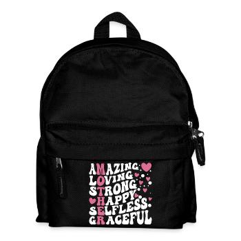 Die beste Mutter aller Zeiten - Kinder Rucksack - Schwarz - Vorne