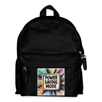 Mode d’économie d’énergie - Sac à dos Enfant - noir - Devant