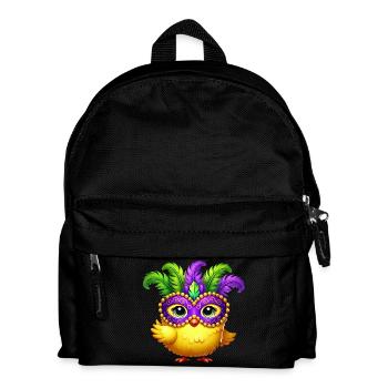 Mardi Gras Huhn Küken Maske Karneval Fasching - Kinder Rucksack - Schwarz - Vorne