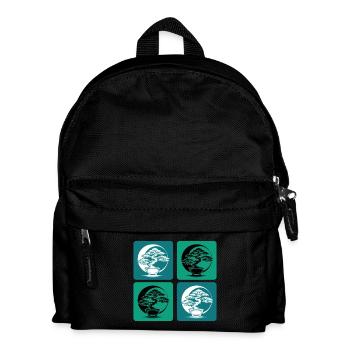 Bonsai Yin Yang - Kids' Backpack - black - Front