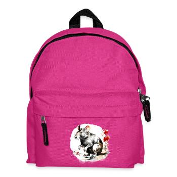 Chinesisches Sternzeichen Ratte - Kinder Rucksack - Fuchsia - Vorne
