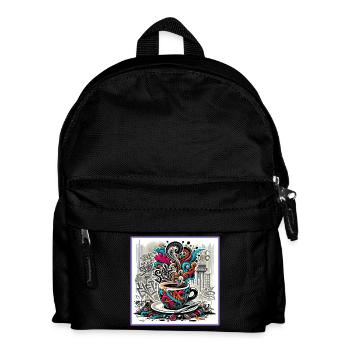 Espresso Graffiti - Sac à dos Enfant - noir - Devant