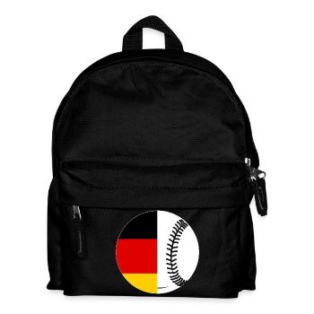 Joueur de baseball Drapeau allemand Baseball - Sac à dos Enfant - noir - Devant