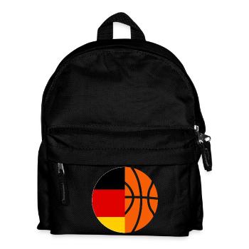 Basketball Player German Flag Basketball - Kids' Backpack - black - Front